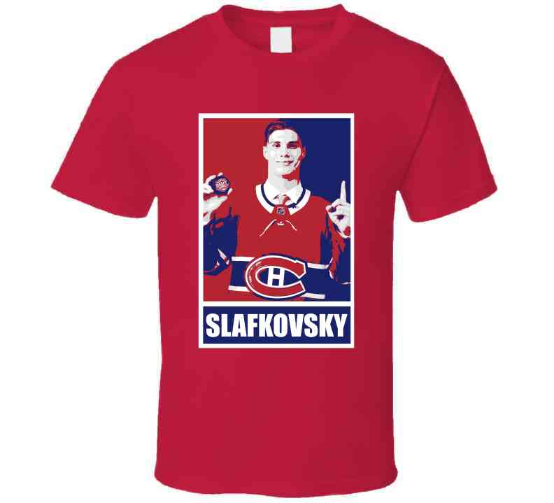 Juraj Slafkovsky Backer T-Shirt - Red - Tshirtsedge